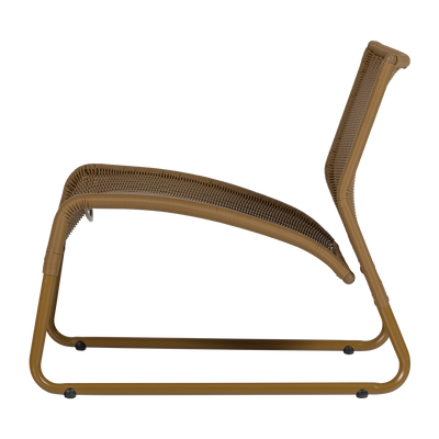 WOOOD WEST Trädgårdsloungestol Honungsgul