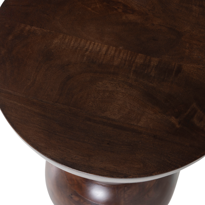 WOOOD Emel Sidobord Mörkbrun Mangoträ [FSC]