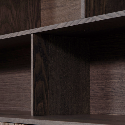 WOOOD New Gravure Påbyggnadsskåp Askfanér Espresso