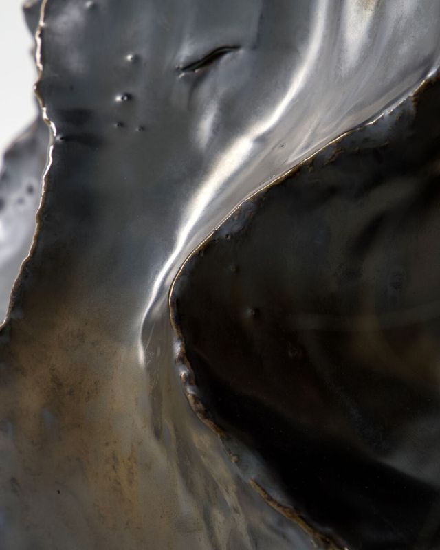 House Doctor Waves Vas Antik Metallisk