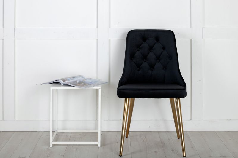 Venture Home Velvet Deluxe Matstol 2-pack