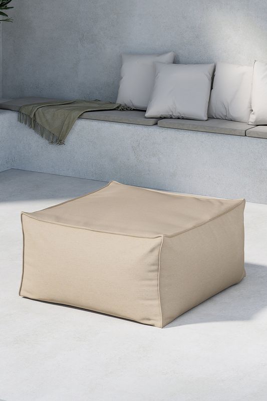 Venture Home Rambo Ottoman i Beige Olefin