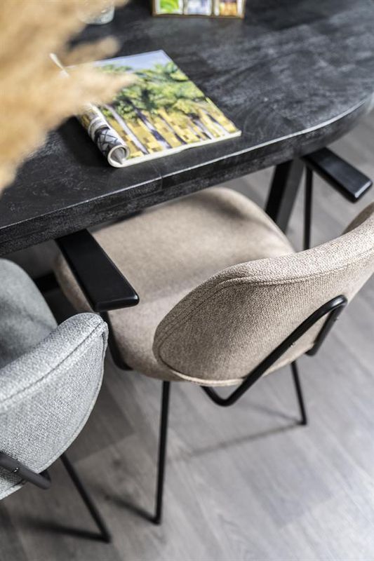 Eleonora Stol Lynn med Armstöd - Beige Fletcher