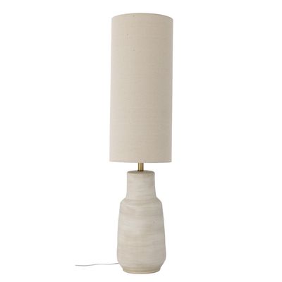 Bloomingville Linetta Golvlampa, Vit, Stengods, Ø28xH113 cm