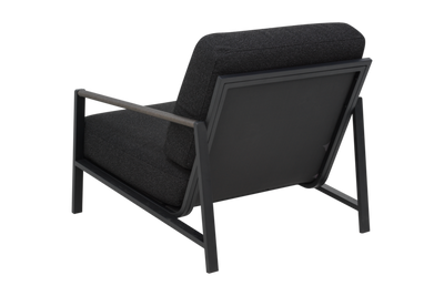 Brafab Lyra Loungefåtölj Svart/Teddy Black