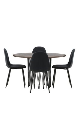 Venture Home Stone Rund Matgrupp