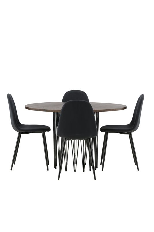 Venture Home Stone Rund Matgrupp