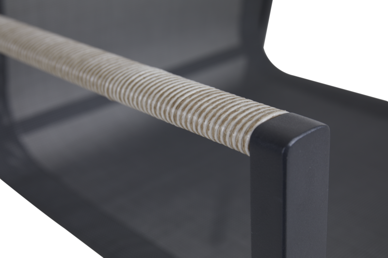 Brafab Lyra Karmstol Svart/Grå