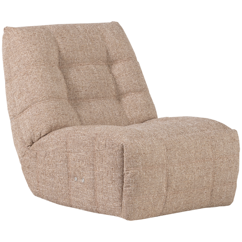 WOOOD Hein elektrisk reclinerfåtölj natur melange