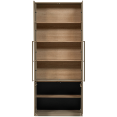 WOOOD Casa Vitrinskåp i Furu Mud [FSC]