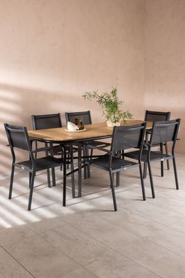 Venture Home Holmbeck Rektangulär Matgrupp