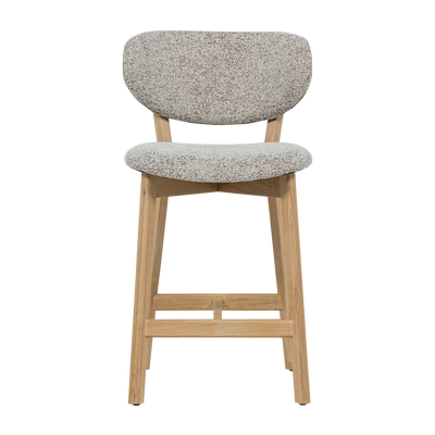 WOOOD UDAR Barstol Natur med Träram