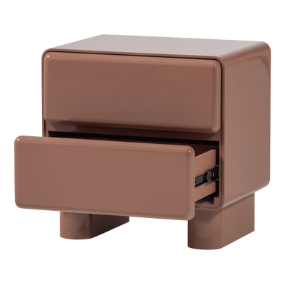 WOOOD Lustra Byrå/Nattduksbord i Högglans MDF