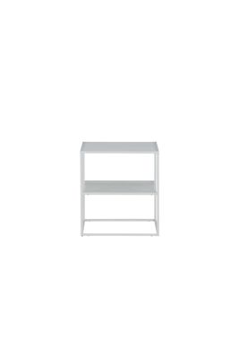 Venture Home Netz Sidobord i Vit Stål