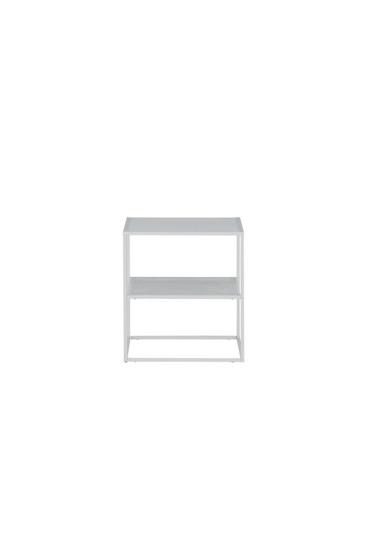Venture Home Netz Sidobord i Vit Stål