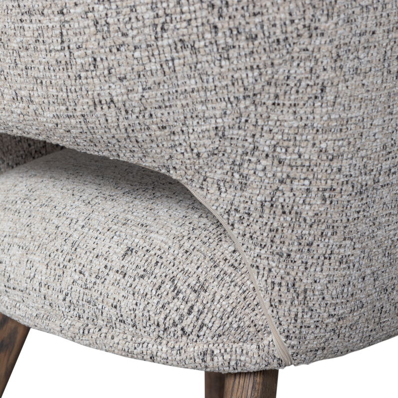 WOOOD Murat Matstol Natur med Träben Brun 2 st