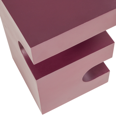 WOOOD Jessa Sidobord i Metall - Lila och Brun