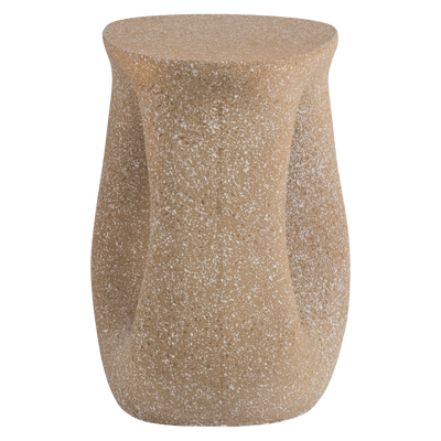 WOOOD Moson Sidobord med Spikkels Beige Grön 2 st