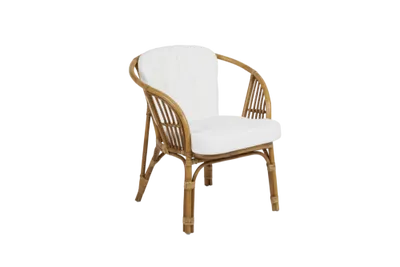 Brafab Astrakan Rottingfåtölj Natur/Vit