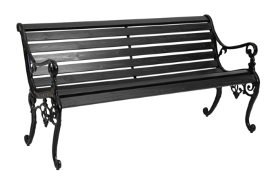 Brafab Sandvik Trädgårdssoffa Svart/Svart Furu