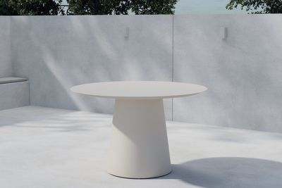 Venture Home Lanzo Runt Matbord Ø120 Beige