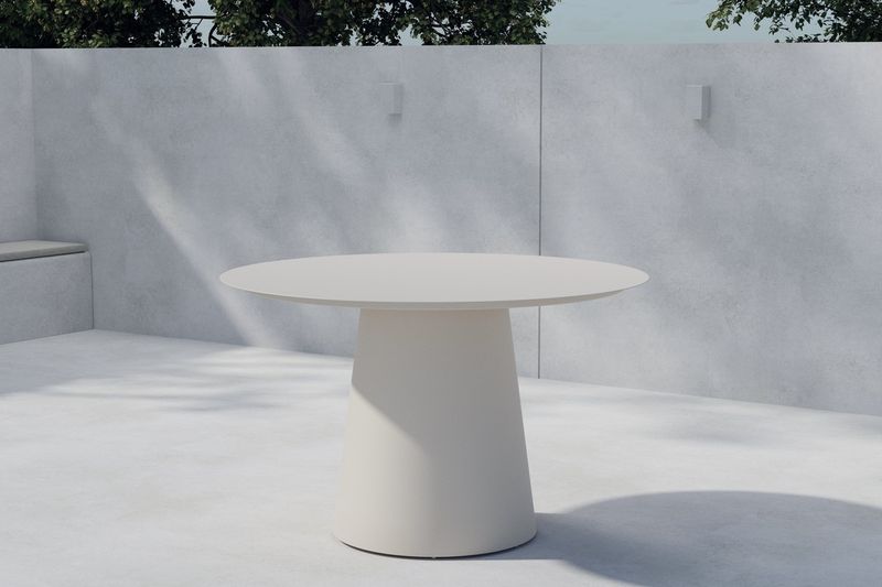 Venture Home Lanzo Runt Matbord Ø120 Beige