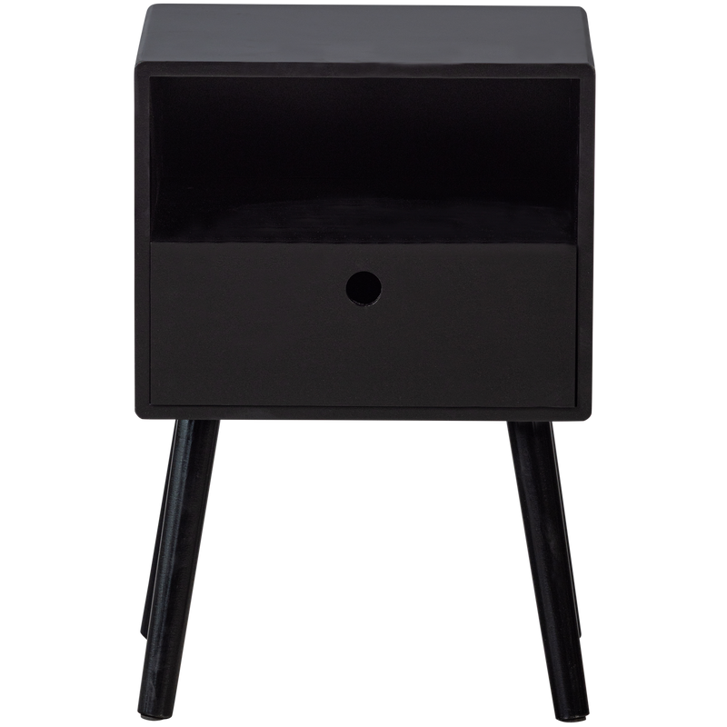 WOOOD Ozzy Sängbord MDF Svart