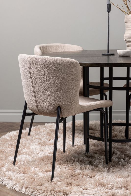 Venture Home Matgrupp Copenhagen med 4st matstolar Modesto