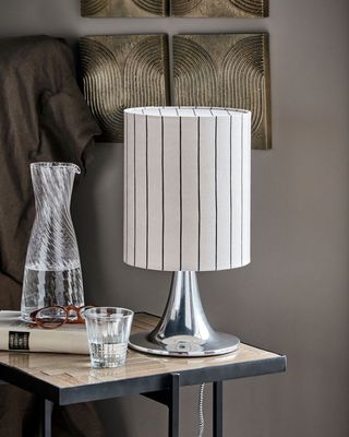 House Doctor Tulip Bordslampa Silver finish