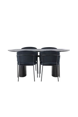 Venture Home Matgrupp Isolde med stolarna Selma