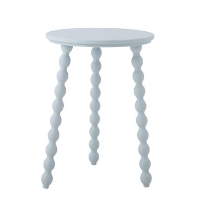 Bloomingville Salino Sidobord, Blå, Gran, Ø41xH53 cm