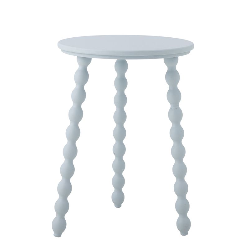 Bloomingville Salino Sidobord, Blå, Gran, Ø41xH53 cm