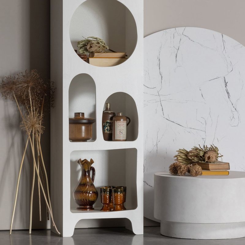 WOOOD CAZ Vitrinhylla Smal Vit