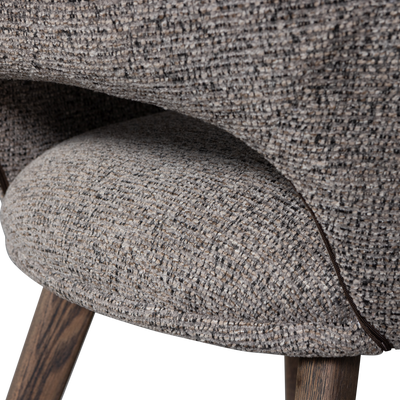 WOOOD Murat Matstol Mullvad med Träben Brun 2 st