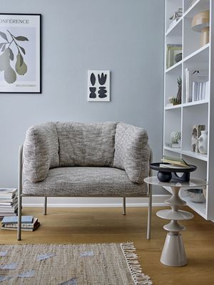 Bloomingville Karel Fåtölj, Natur, FSC®100% Plywood, L88xH75xW80 cm