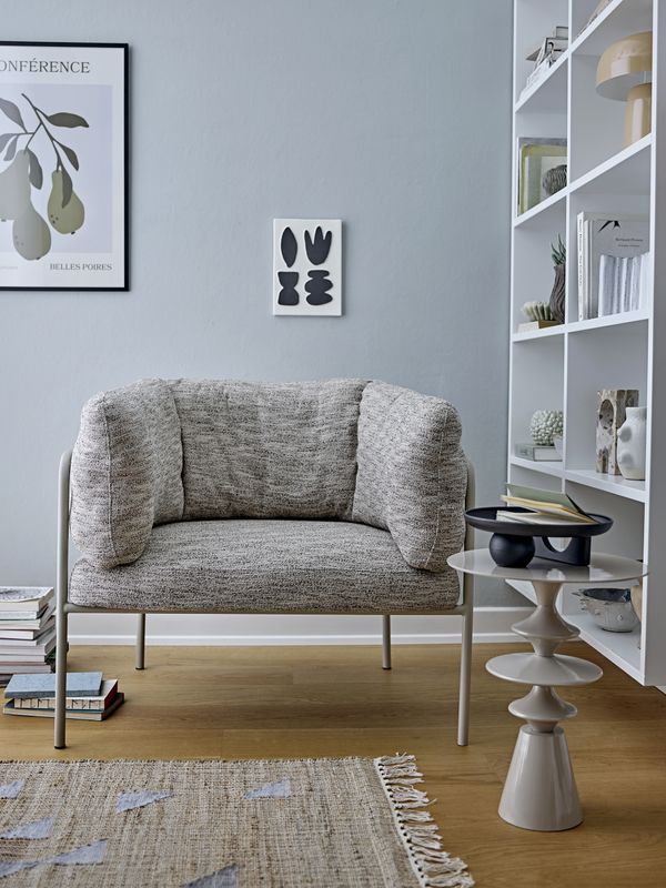 Bloomingville Karel Fåtölj, Natur, FSC®100% Plywood, L88xH75xW80 cm