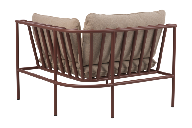 Brafab Collier Hörndel Zin Röd / Teddy Beige