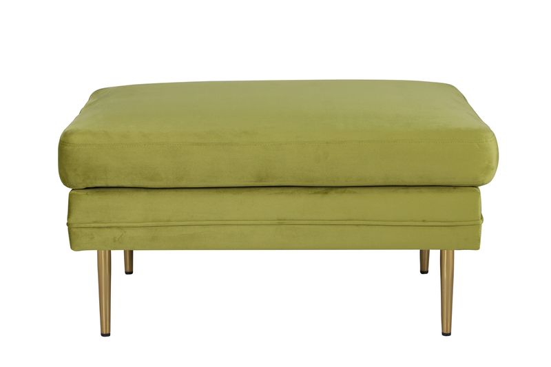 Venture Home Boom Ottoman - Grön Sammet