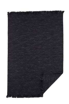 Venture Home Elton Matta - Svart ull, 350x250 cm