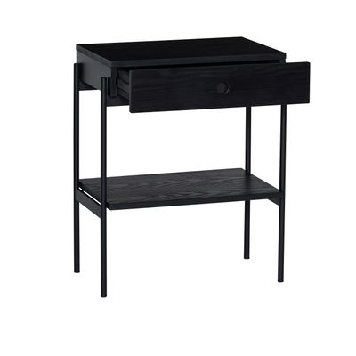 Hübsch Noir Sängbord Svart 48x32xh60cm