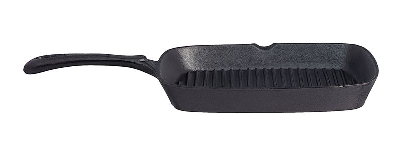 Ronneby Bruk, Fyrkantig Grillpanna Gjutjärn - 23x23 cm
