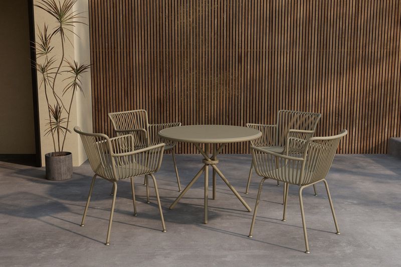 Venture Home Sifnos Matgrupp Beige