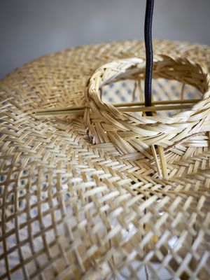 Bloomingville Rodi Taklampa, Natur, Bambu, Ø42xH30 cm