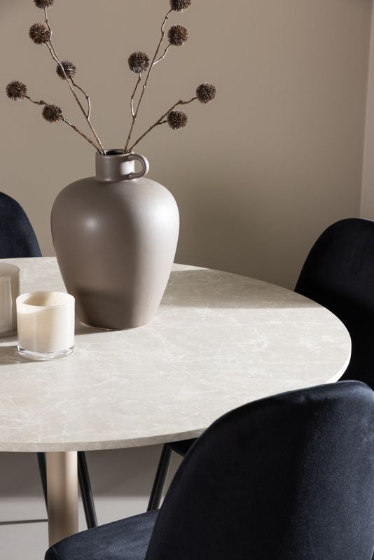 Venture Home Lycke Matbord med Polar Matstolar