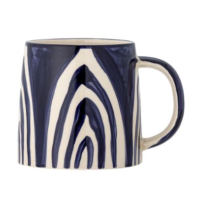 Bloomingville Shama Mugg, Blå, Stengods - 6-pack