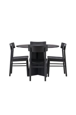 Venture Home Matbordet Bootcut Oval med Stolarna Montros