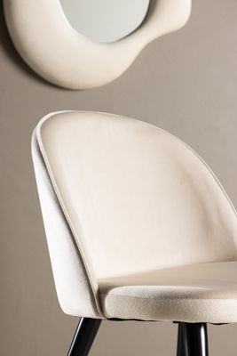 Venture Home Velvet Matstol 2-pack