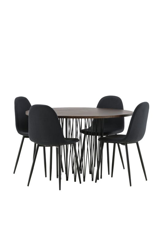 Venture Home Stone Rund Matgrupp