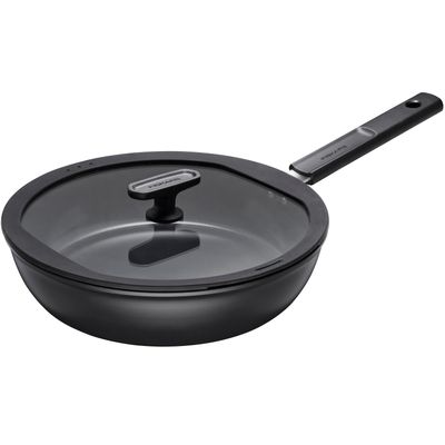 Fiskars Traktörpanna Hard Face 28 cm Keramisk med Glaslock