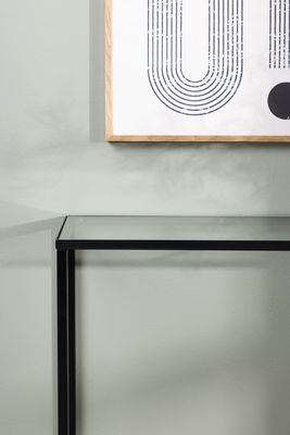 Venture Home Dipp Sidobord i Glas och Stål